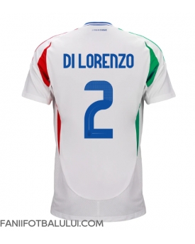 Italia Giovanni Di Lorenzo #2 Tricou Fotbal Replică European 2024 Barbati Deplasare
